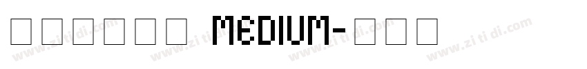 YRDZST medium字体转换